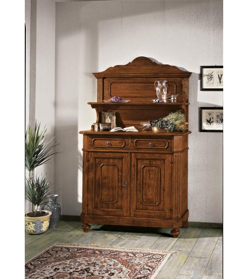 Credenza in abete con piattaia